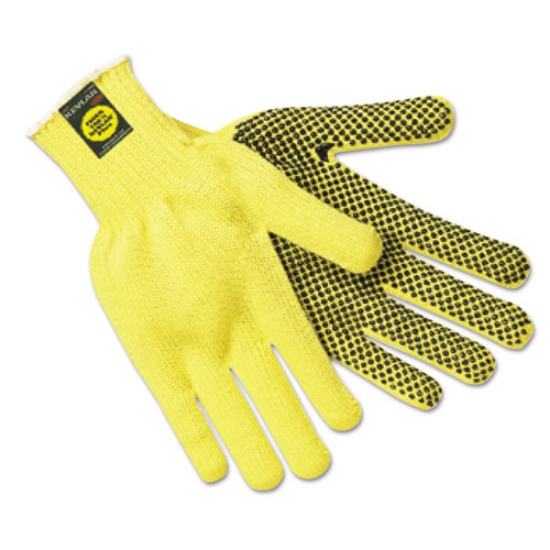 Picture of Kevlar Gloves, Large, Coated String Knit/kevlar, Pvc Dots, Dozen