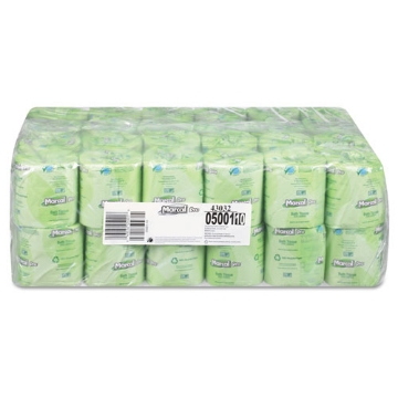 Picture of 100% RECYCLED 2-PLY BATH TISSUE, SEPTIC SAFE, 2-PLY, WHITE, 500 SHEETS/ROLL, 48 ROLLS/CARTON