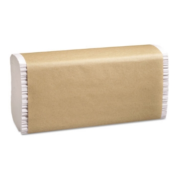 Picture of 100% Recycled Folded Paper Towels, Multi-Fold, 1-Ply, 9.5 x 9.25, White, 250/Pack, 16 Packs/Carton