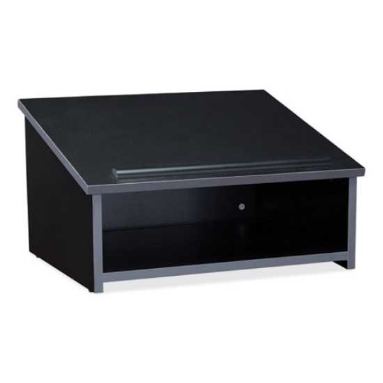 Picture of Tabletop Lectern, 23.75 x 19.87 x 13.75, Black, Ships in 1-3 Business Days