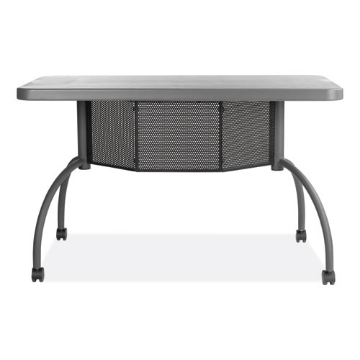 Picture of Teacher's WorkPod Desk, 48" x 24" x 30", Charcoal Slate, Ships in 1-3 Business Days