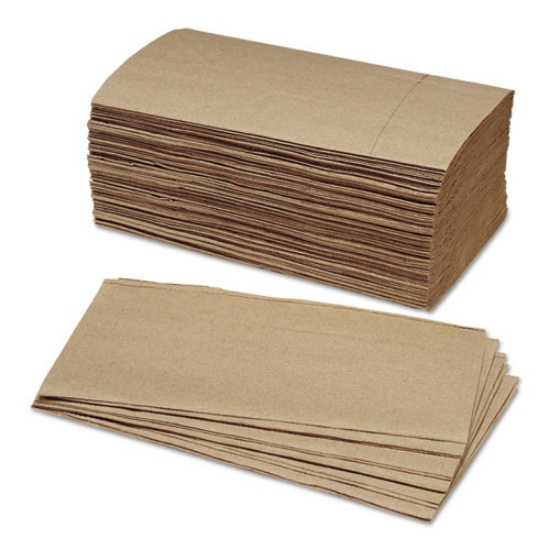 Picture of 8540010556134, SKILCRAFT, Paper Towel, 1-Ply, 5.38 x 9.25, Kraft, 250 Sheets/Bundle, 16 Bundles/Box