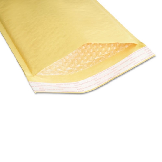 Picture of 8105001179866 SKILCRAFT Sealed Air Jiffylite Mailer, #1, Bubble Cushion, Self-Adhesive Closure, 7.25 x 12, Gold Kraft, 100/BX