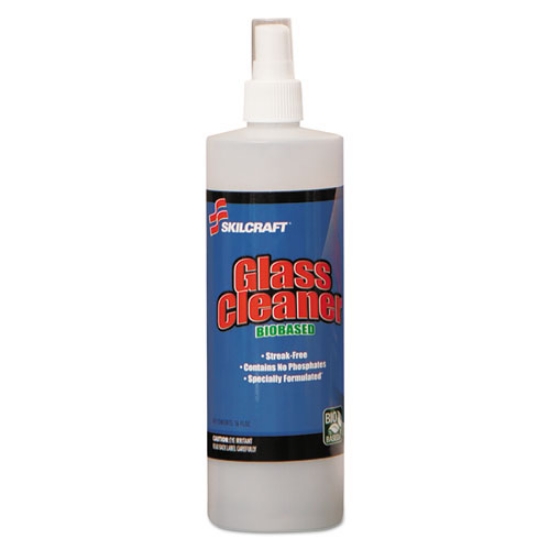Picture of 7930013268110, Skilcraft, Glass Cleaner, Ammonia Based, 16 Oz Spray Bottle, 12/carton