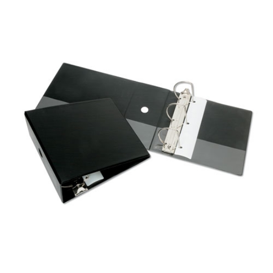 Picture of 7510013925283 Skilcraft Slant-D Ring Binder, 3 Rings, 5" Capacity, 11 X 8.5, Black