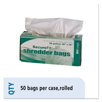 Picture of 8105013994793, Heavy-Duty Shredder Bags, 39 Gal Capacity, 50/bx