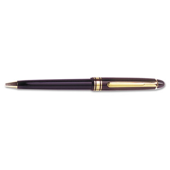 Picture of 7520014511065 Skilcraft Push Cap Ballpoint Pen, Retractable, Medium 1 Mm, Black Ink, Black Barrel, Dozen