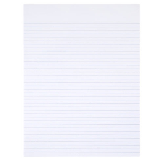 Picture of 7530015167581 Skilcraft Writing Pad, Narrow Rule, 100 White 8.5 X 11 Sheets, Dozen