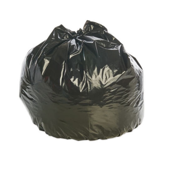 Picture of 8105015173667, Skilcraft Recycled Content Trash Can Liners, 33 Gal, 1.3 Mil, 33" X 39", Brown/black, 33/box