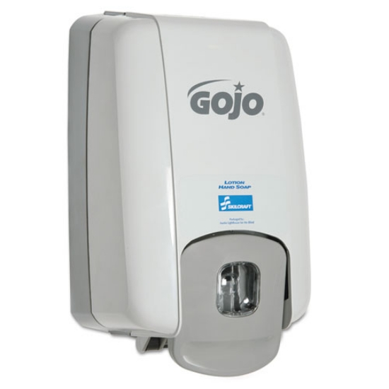 Picture of 4510015219871, Skilcraft Gojo Hand Soap Dispenser, 2,000 Ml, 6 X 4.5 X 10.5, Gray