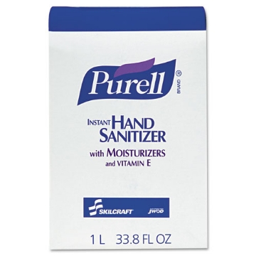 Picture of 8520015220828, Purell Instant Dispenser Refill Liquid Hand Sanitizer, 1,000 Ml, 8/box