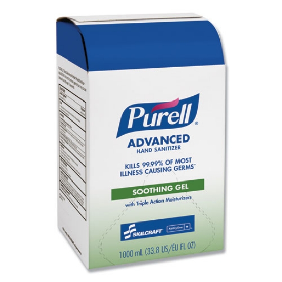 Picture of 8520015223888, Purell Gel Hand Sanitizer With Aloe, 1,000 Ml Pouch, 8/carton