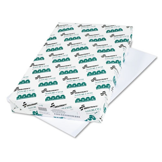 Picture of 7530015399833 SKILCRAFT Nature-Cycle Copy Paper, 92 Bright, 20 lb Bond Weight, 11 x 17, White, 500 Sheets/Ream, 5 Reams/CT