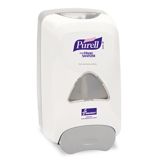 Picture of 4510015512866, Skilcraft Purell Instant Hand Sanitizer Foam Dispenser, 1,200 Ml, 6.1 X 5.1 X 10.6, Dove Gray, 6/box