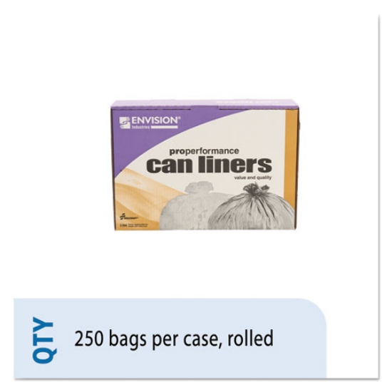 Picture of 8105015574973, SKILCRAFT High Density Coreless Roll Can Liner, 45 gal, 16 mic, 40 x 48, Natural, 250/Box
