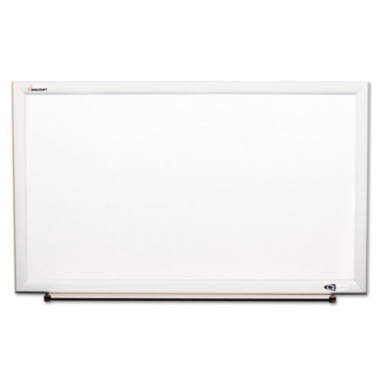 Picture of 7110015680040 SKILCRAFT Quartet Cubicle Magnetic Dry Erase Board, 18 x 30, White Surface, White Aluminum Frame