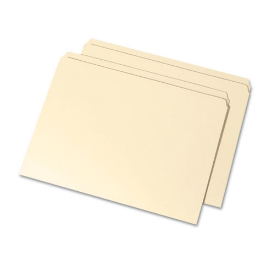 Picture of 7530015833821 SKILCRAFT Manila Interior Height Folders, Straight Tabs, Letter Size, Manila, 100/Box