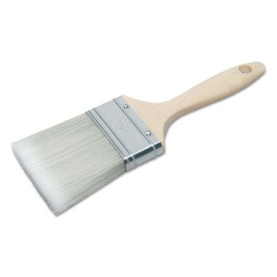 Picture of 8020015964245 Skilcraft Synthetic Filament Paint Brush, 0.56" Wide, Flat Profile, Hardwood Handle