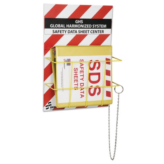 Picture of 7510016236845, Skilcraft Global Harmonized System Safety Data Sheet Center, 24w X 6d X 18h, Red/yellow
