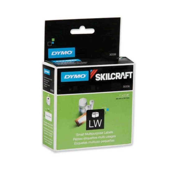 Picture of 7530016871407 Dymo/skilcraft Labelwriter Thermal Labels, Multipurpose/barcode Labels, 1" X 2.13", Black On White, 500/roll