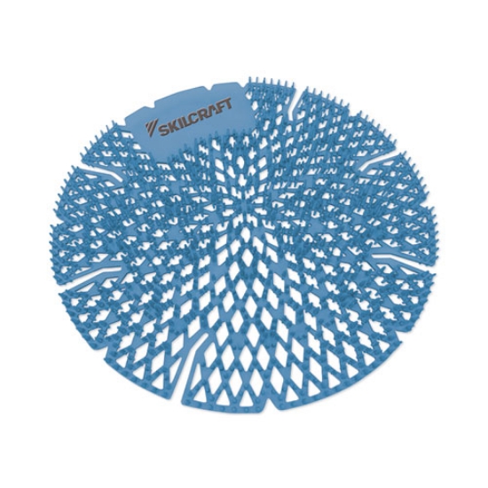 Picture of 6840016998440 SKILCRAFT Lasting Power Urinal Screen Deodorizer, Mountain Air, Blue, 10/Carton