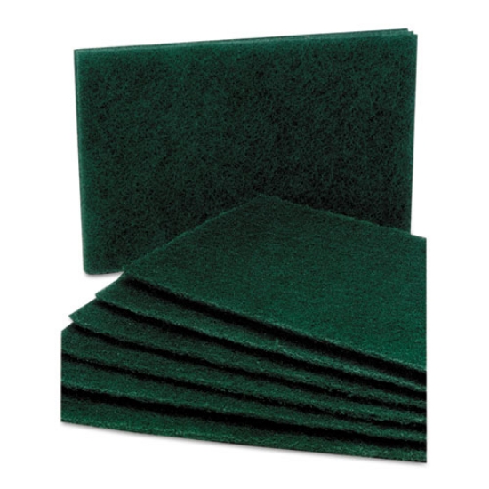 Picture of 7920007535242, Skilcraft, Light Cleaning Scouring Pad, 6 X 9.25, Green, 10/pack
