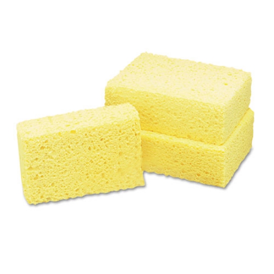 Picture of 7920008841116, Skilcraft, Cellulose Coarse-Textured Sponge, 3.63 X 5.75, 1.75" Thick, Natural, 60/box