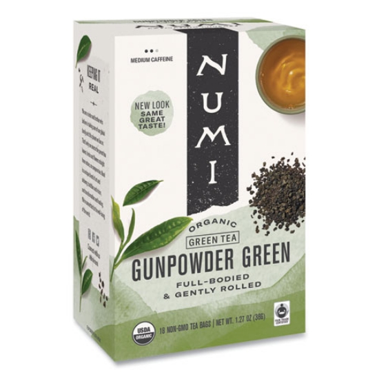 Picture of Organic Teas And Teasans, 1.27 Oz, Gunpowder Green, 18/box