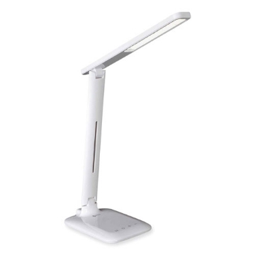 Picture of Wellness Series Slimline LED Desk Lamp, 5" to 20.25" High, White, Ships in 1-3 Business Days