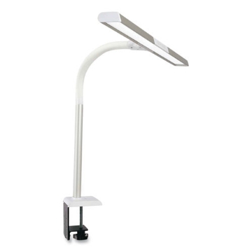 Picture of Wellness Series Perform LED Clamp Lamp with Three Color Modes, 16" to 24.75" High, White, Ships in 1-3 Business Days