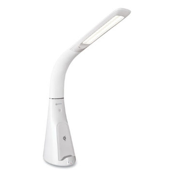 Picture of Wellness Series Sanitizing Purify LED Desk Lamp with Wireless Charging, 26" High, White, Ships in 1-3 Business Days