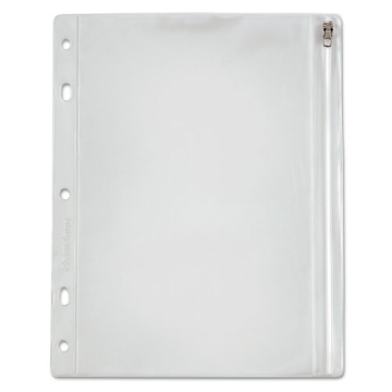 Picture of Zippered Ring Binder Pocket, 10.5 x 8, Clear