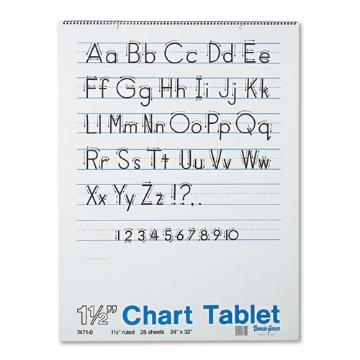 Picture of Chart Tablets, Presentation Format (1.5" Rule), 24 x 32, White, 25 Sheets