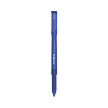 Picture of Write Bros. Grip Ballpoint Pen, Stick, Medium 1 Mm, Blue Ink, Blue Barrel, Dozen
