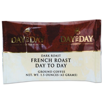 Picture of 100% Pure Coffee, French Roast, 1.5 Oz Pack, 42/carton