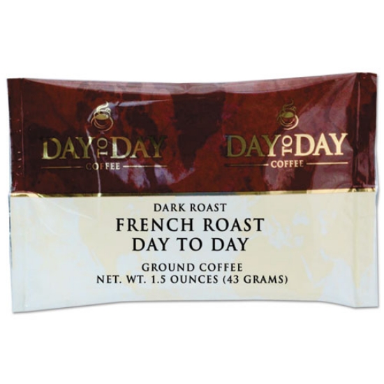 Picture of 100% Pure Coffee, French Roast, 1.5 Oz Pack, 42/carton