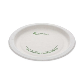 Picture of Earthchoice Pressware Compostable Dinnerware, Plate, 6" Dia, White, 750/carton