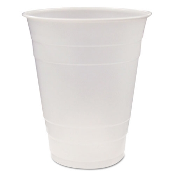 Picture of Translucent Drink Cups, 16 oz, Clear, 80/Pack, 12 Packs/Carton
