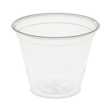 Picture of Earthchoice Recycled Clear Plastic Cold Cups, 9 Oz, Clear, 975/carton