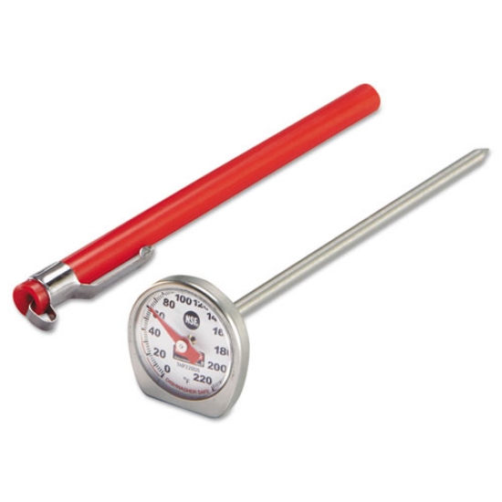Picture of Dishwasher-Safe Industrial-Grade Analog Pocket Thermometer, 0f To 220f