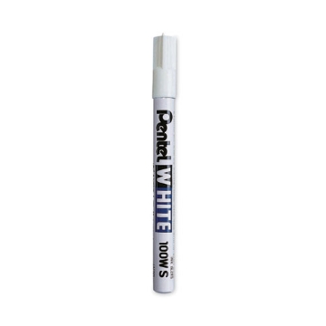 Picture of White Permanent Marker, Fine Bullet Tip, White