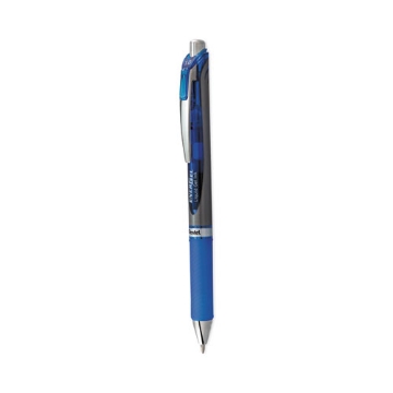 Picture of Energel Rtx Gel Pen, Retractable, Bold 1 Mm, Blue Ink, Blue/gray Barrel