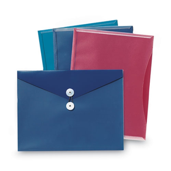 Picture of Poly Envelopes, Letter Size, Assorted Colors, 4/pack