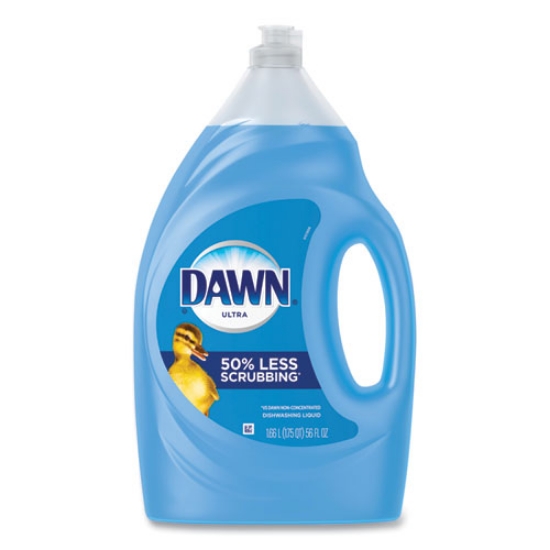Picture of ultra liquid dish detergent, dawn original, 56 oz squeeze bottle, 2/carton
