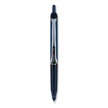 Picture of Precise V5rt Roller Ball Pen, Retractable, Extra-Fine 0.5 Mm, Navy Ink, Navy Barrel, Dozen