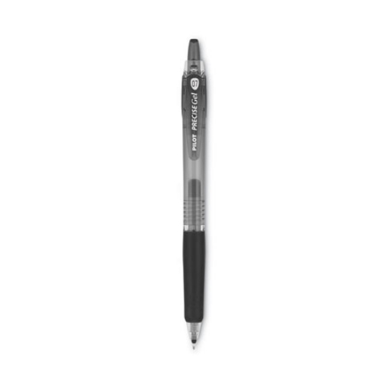 Picture of Precise Gel BeGreen Gel Pen, Retractable, Fine 0.7 mm, Black Ink, Smoke Barrel, Dozen