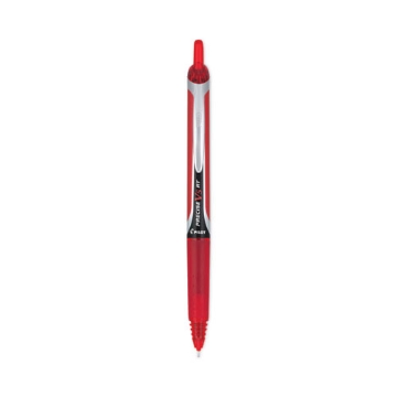 Picture of Precise V5rt Roller Ball Pen, Retractable, Extra-Fine 0.5 Mm, Red Ink, Red Barrel