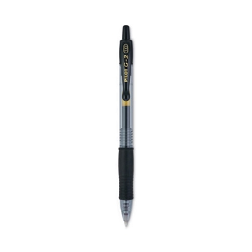 Picture of G2 Premium Gel Pen, Retractable, Bold 1 mm, Black Ink, Smoke/Black Barrel, Dozen