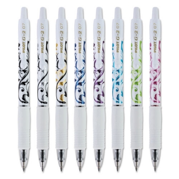 Picture of G2 Fashion Premium Gel Pen, Retractable, Fine 0.7 Mm, Five Assorted Ink And Barrel Colors, 5/pack