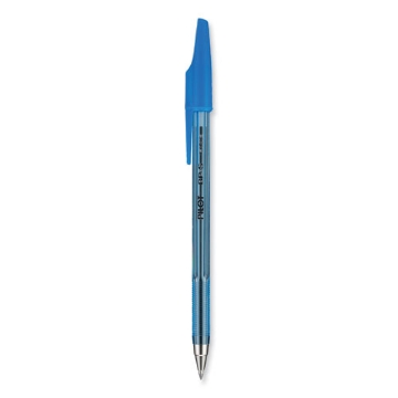 Picture of Better Ballpoint Pen, Stick, Fine 0.7 Mm, Blue Ink, Translucent Blue Barrel, Dozen